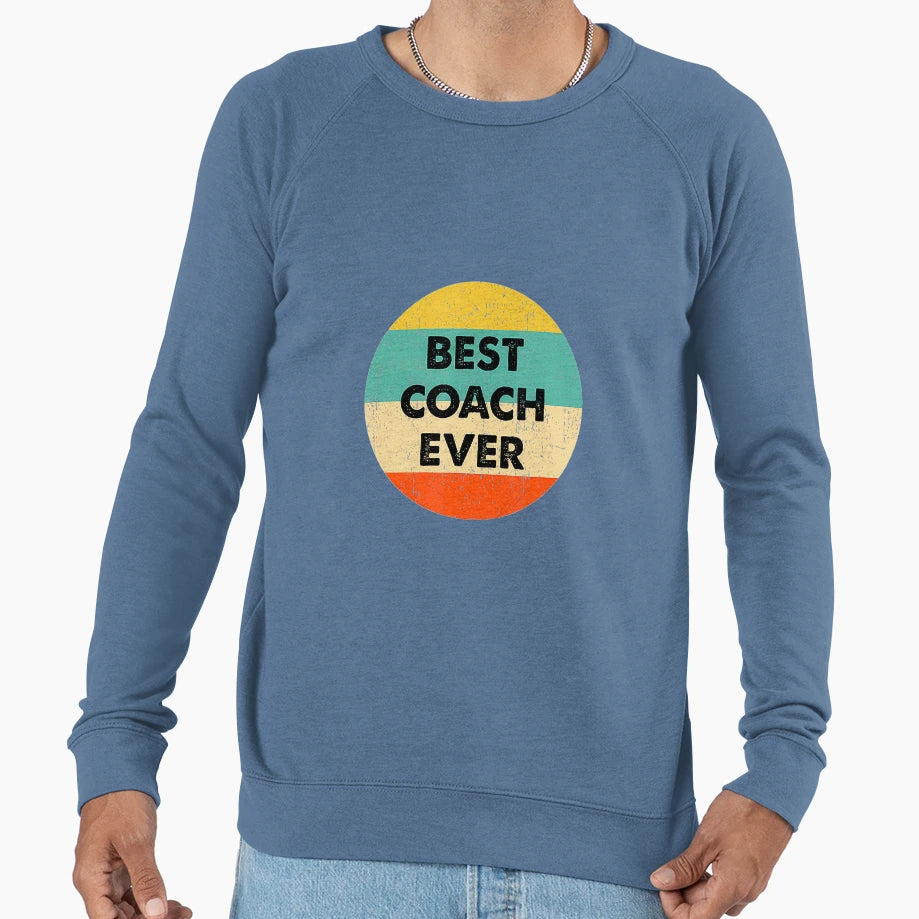 Coach Best Coach Ever T-Shirt - Aesthetic Graphic Unisex - T-Shirt, Sweatshirt, Hoodie