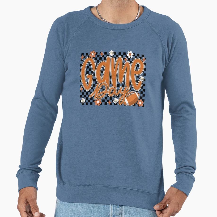 Football Checkered Game Day T-Shirt - Unique Graphic Unisex - T-Shirt, Sweatshirt, Hoodie