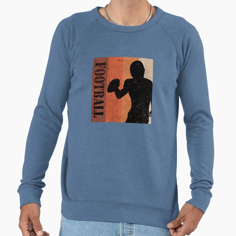 Football Player Sweatshirt - Unique Graphic Men Women - T-Shirt, Sweatshirt, Hoodie