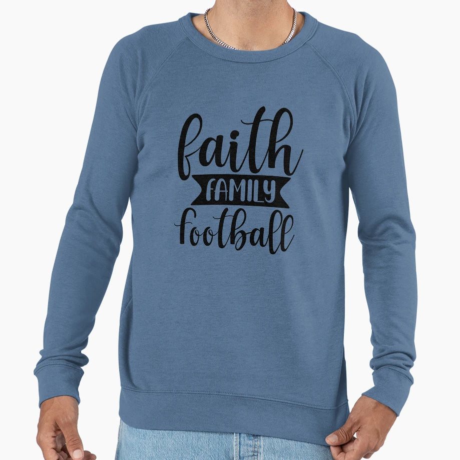 Family Football Sweatshirt - Unique Graphic for Adults - T-Shirt, Sweatshirt, Hoodie