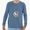 Water Color Explosion Splash Soccer Sweatshirt - Novelty Apparel for Adults - T-Shirt, Sweatshirt, Hoodie