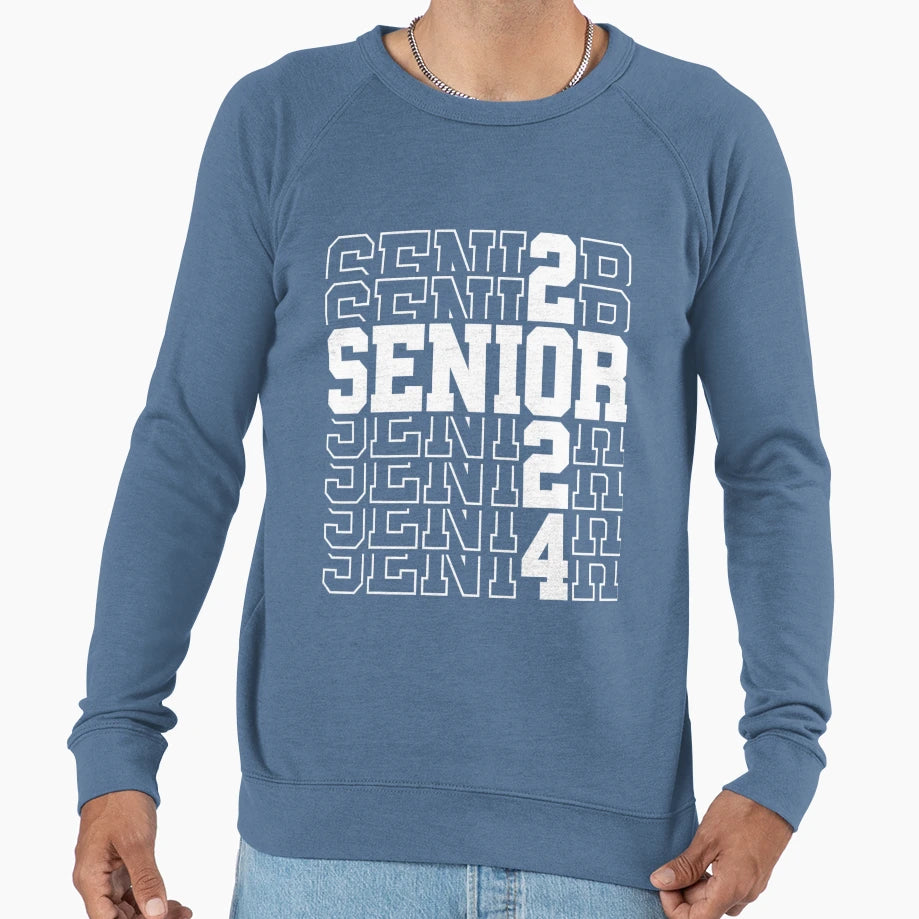 Funny Senior Graduation Class 2024 Sweatshirt - Trendy Graphic Men Women - T-Shirt, Sweatshirt, Hoodie