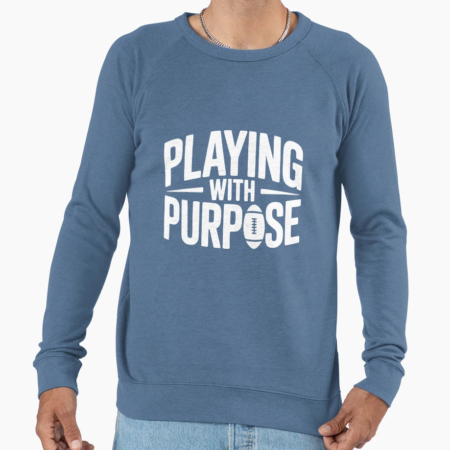 Playing Purpose Sweatshirt - Minimalist Print Men Women - T-Shirt, Sweatshirt, Hoodie