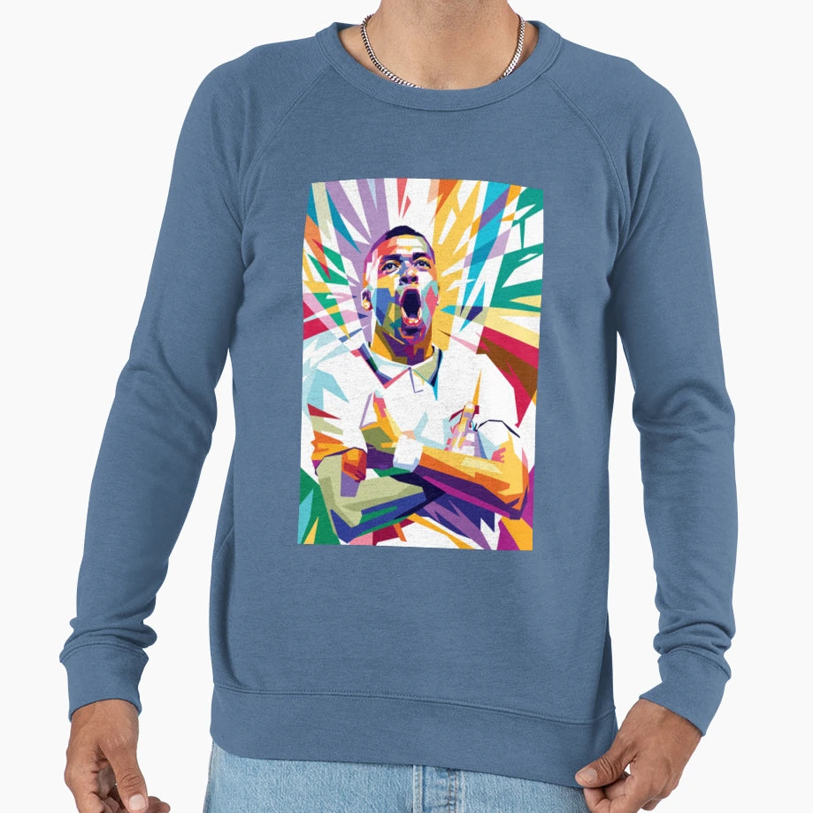 Kylian Mbappe Sweatshirt - Custom Art Print Men Women - T-Shirt, Sweatshirt, Hoodie