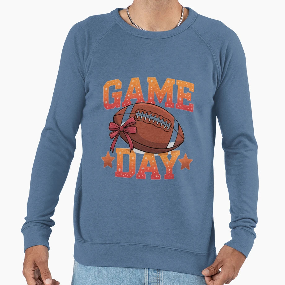 Game Day Football Sweatshirt - Minimalist Print Unisex - T-Shirt, Sweatshirt, Hoodie