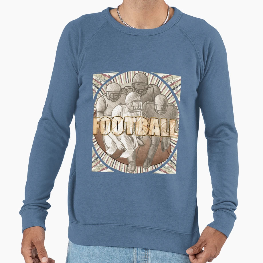 Football Team Sweatshirt - Casual Everyday Wear Unisex - T-Shirt, Sweatshirt, Hoodie