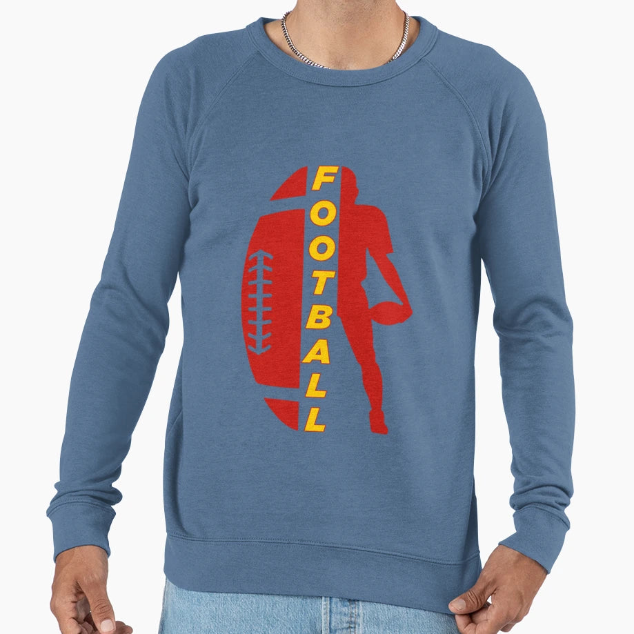 Football Sweatshirt - Novelty Apparel for Adults - T-Shirt, Sweatshirt, Hoodie