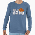 Simple Worlds Best Dad Typography Sweatshirt - Trendy Graphic Men Women - T-Shirt, Sweatshirt, Hoodie