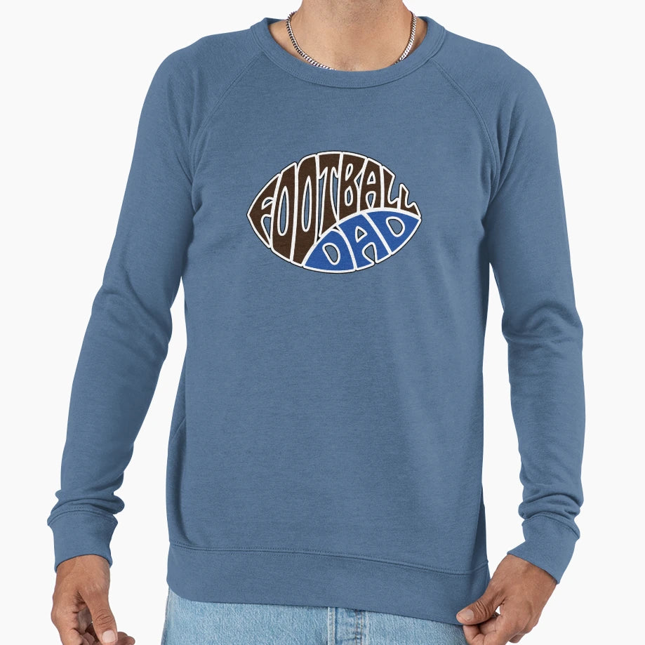 Football Dad Drawing Fathers Day Sweatshirt - Casual Everyday Wear Unisex - T-Shirt, Sweatshirt, Hoodie