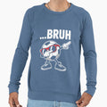 Bruh Dabbing Soccer Ball Funny Sweatshirt - Minimalist Print Men Women - T-Shirt, Sweatshirt, Hoodie
