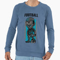 Football Player Sweatshirt - Casual Everyday Wear Unisex - T-Shirt, Sweatshirt, Hoodie