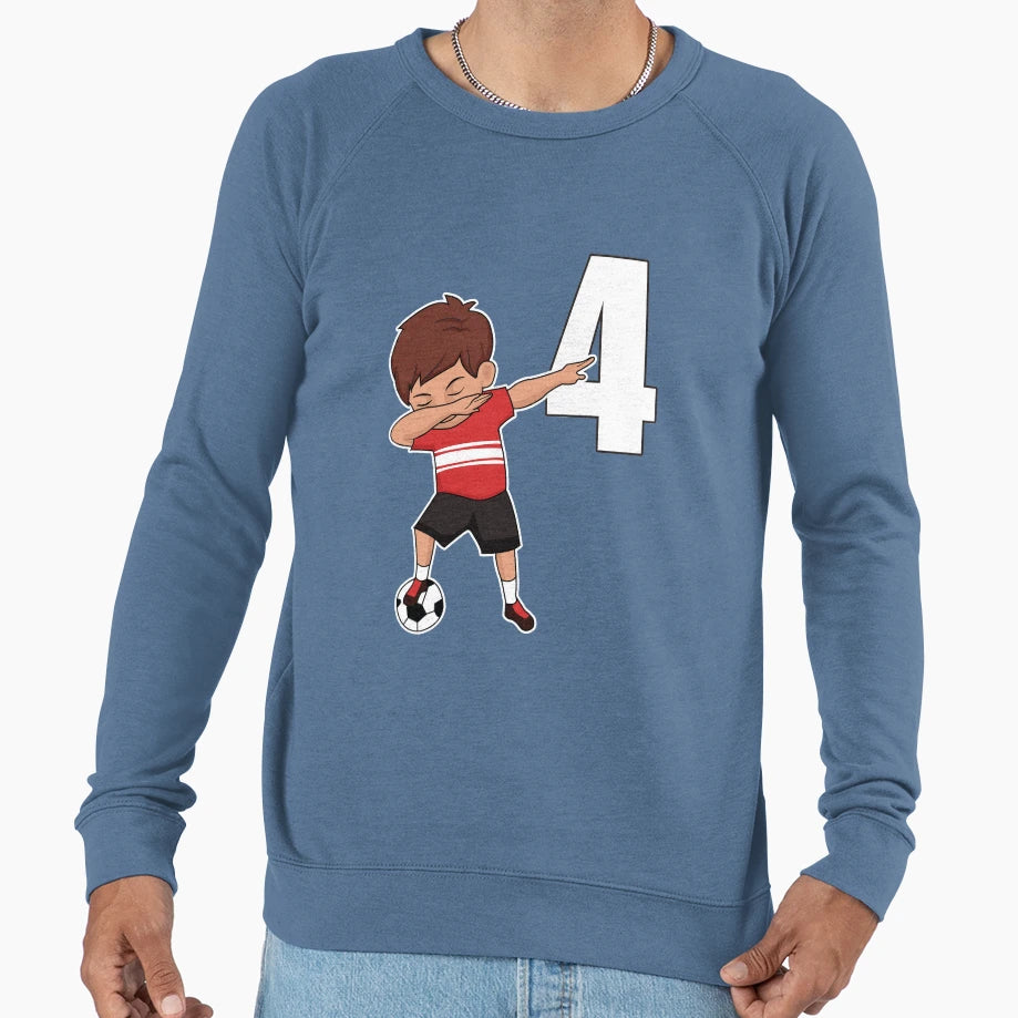 Awesome Soccer Player Number 4 Sweatshirt - Streetwear Style Men Women - T-Shirt, Sweatshirt, Hoodie
