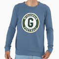 Wisconsin Football Round Badge Sweatshirt - Graphic Print for Adults - T-Shirt, Sweatshirt, Hoodie