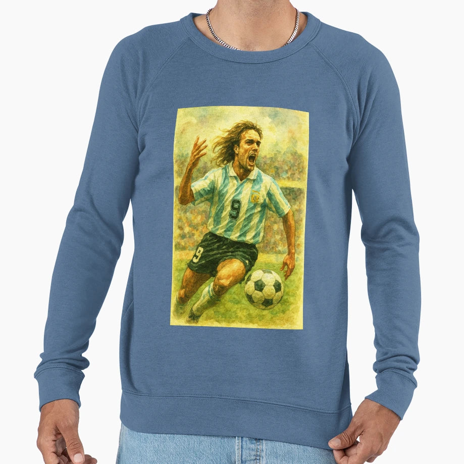 Gabriel Batistuta Football Legend Sweatshirt - Fun Novelty Design Men Women - T-Shirt, Sweatshirt, Hoodie
