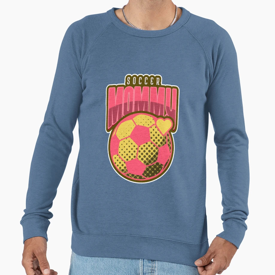 Lovely Soccer Mommy Sweatshirt - Unique Graphic Unisex - T-Shirt, Sweatshirt, Hoodie