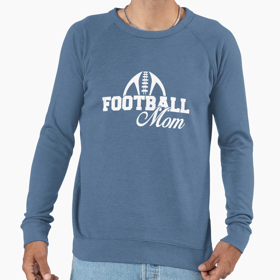 Football Mom Sweatshirt - Unique Graphic Men Women - T-Shirt, Sweatshirt, Hoodie