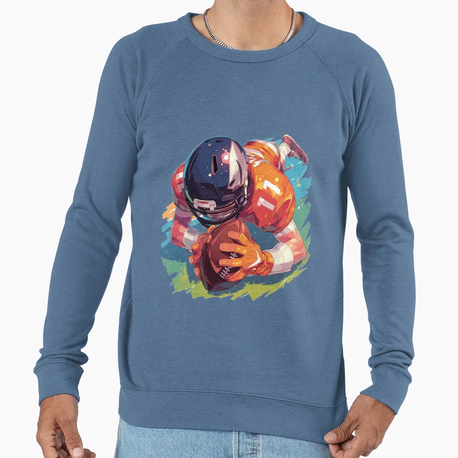 Football Sweatshirt - Trendy Graphic Men Women - T-Shirt, Sweatshirt, Hoodie