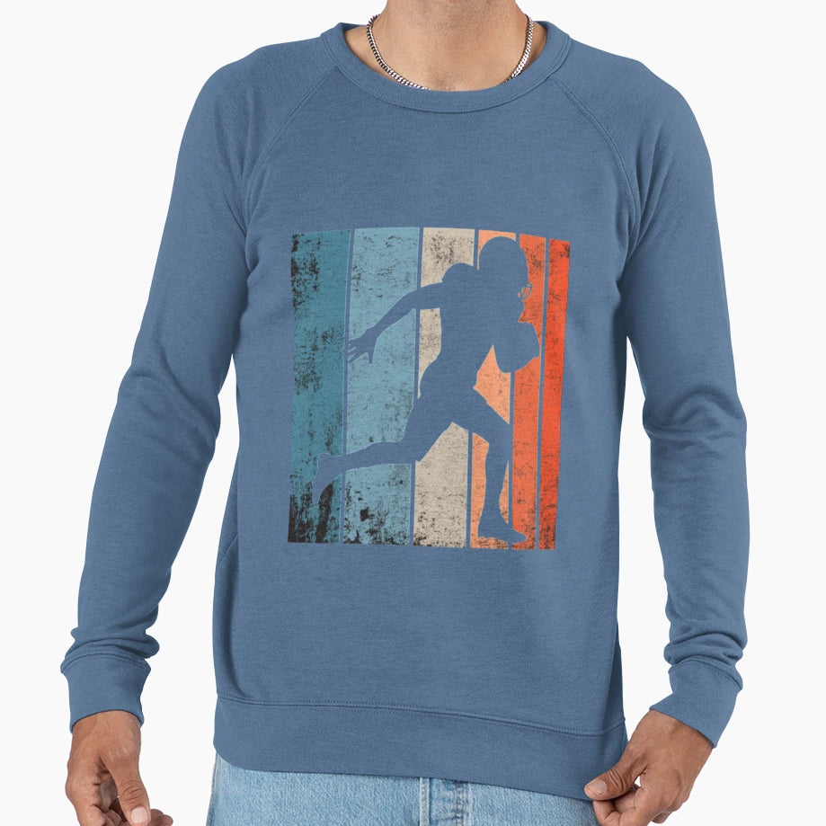 American Football Running Back Touchdown T-Shirt - Custom Art Print Unisex - T-Shirt, Sweatshirt, Hoodie