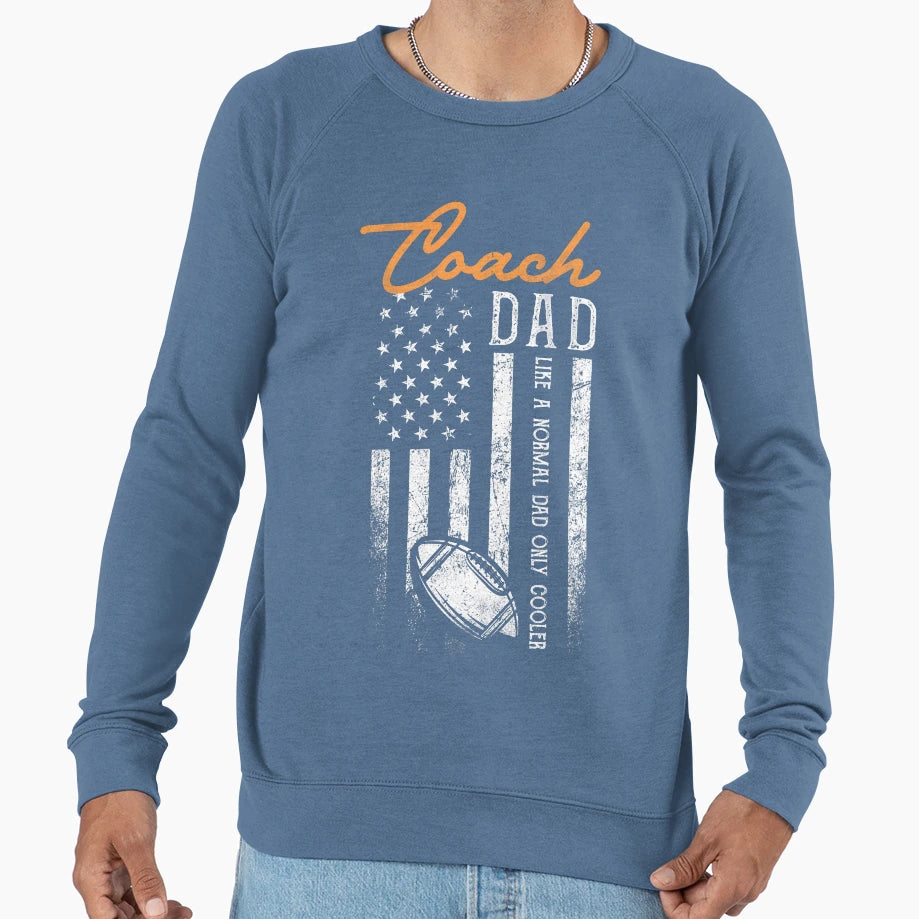Football Coach Dad Sweatshirt - Unique Graphic for Adults - T-Shirt, Sweatshirt, Hoodie