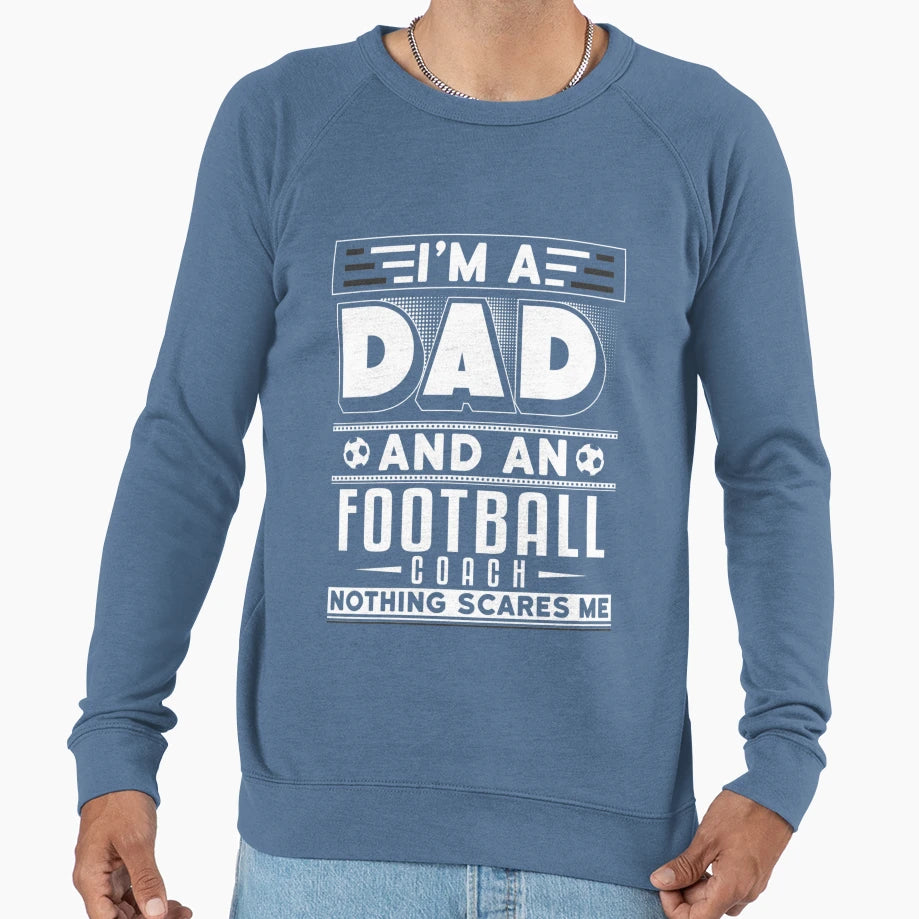 Football Coach Dad T-Shirt - Streetwear Style for Adults - T-Shirt, Sweatshirt, Hoodie