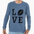 Love Football Sweatshirt - Fun Novelty Design Unisex - T-Shirt, Sweatshirt, Hoodie