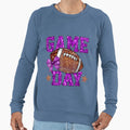 Glitter Football Mom Game Day Sweatshirt - Fun Novelty Design Men Women - T-Shirt, Sweatshirt, Hoodie