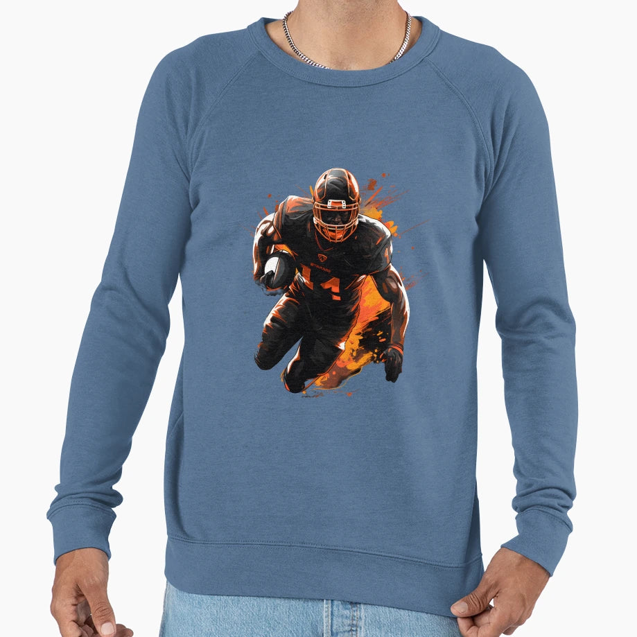 American Football Color Painting No 9 T-Shirt - Streetwear Style Unisex - T-Shirt, Sweatshirt, Hoodie