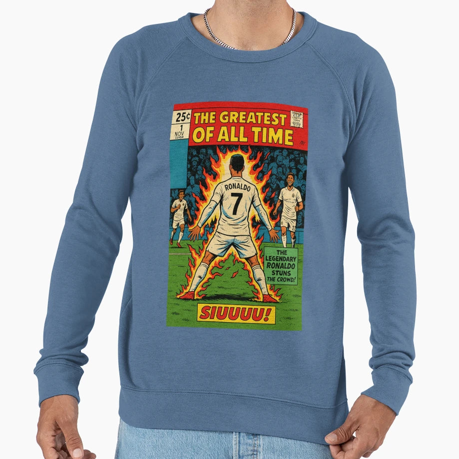 Cr7 Comic Cover Sweatshirt - Novelty Apparel Men Women - T-Shirt, Sweatshirt, Hoodie