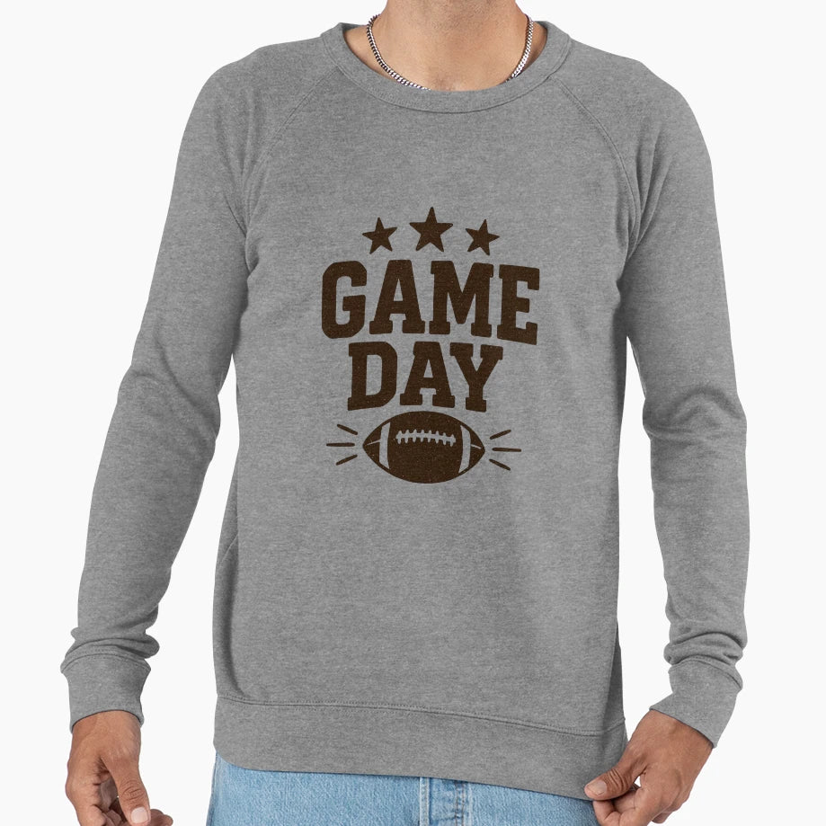 American Football Game Day Sweatshirt - Unique Graphic Men Women - T-Shirt, Sweatshirt, Hoodie