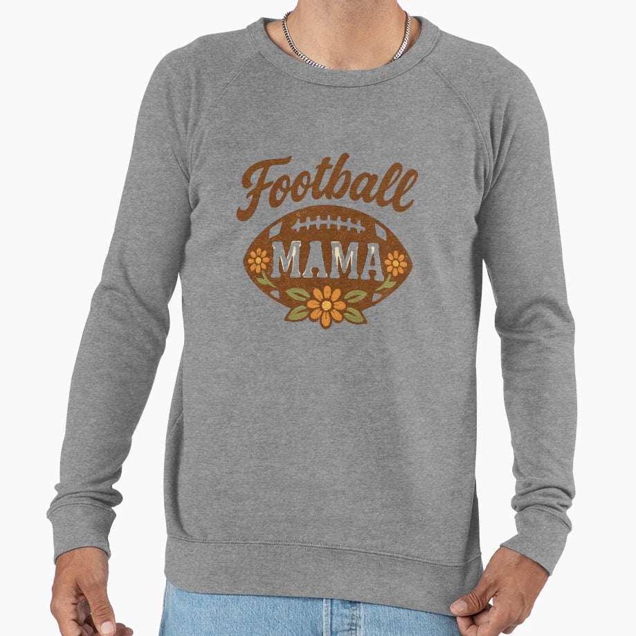 Floral Mom Football T-Shirt - Fun Novelty Design Unisex - T-Shirt, Sweatshirt, Hoodie