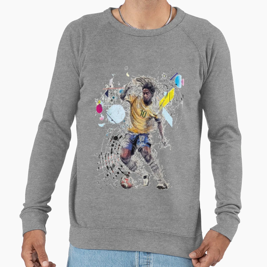 Ronaldinho Play Maker Sweatshirt - Unique Graphic Unisex - T-Shirt, Sweatshirt, Hoodie