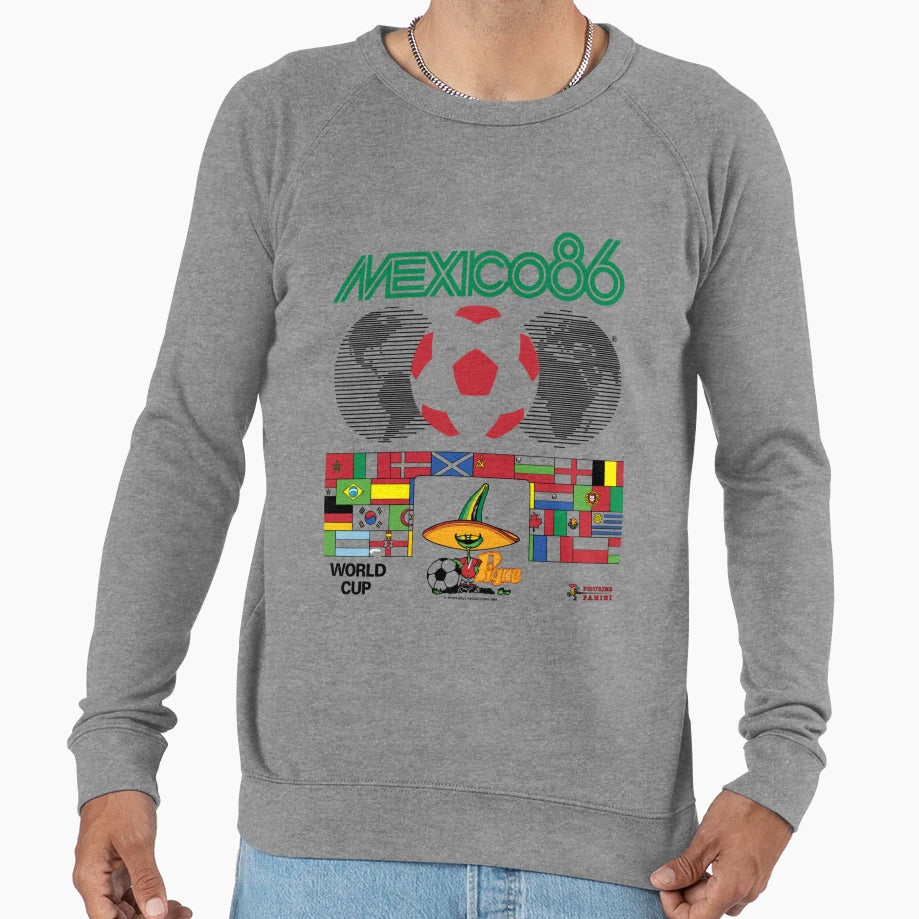Mexico 86 World Cup Logo Sweatshirt - Novelty Apparel Unisex - T-Shirt, Sweatshirt, Hoodie