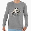 Soccer Mama Stitched Patch Sweatshirt - Fun Novelty Design for Adults - T-Shirt, Sweatshirt, Hoodie