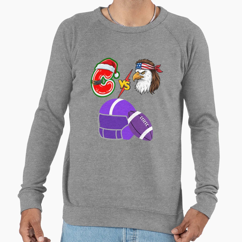 Epic Football Matchup Player Art Sweatshirt - Aesthetic Graphic Unisex - T-Shirt, Sweatshirt, Hoodie