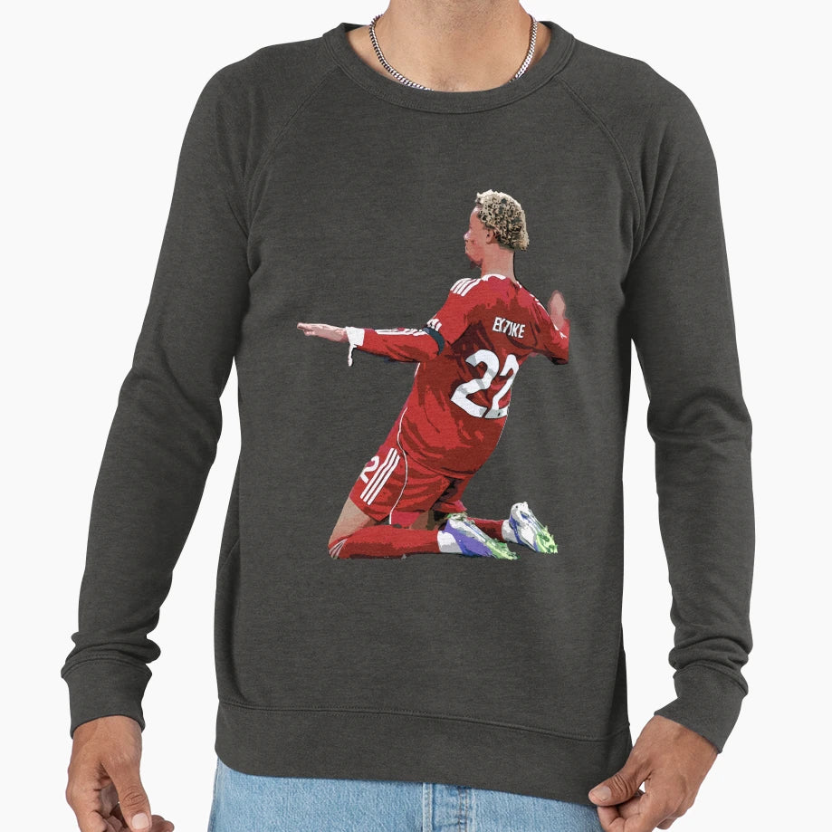 Hugo Ekitike Sweatshirt - Streetwear Style for Adults - T-Shirt, Sweatshirt, Hoodie
