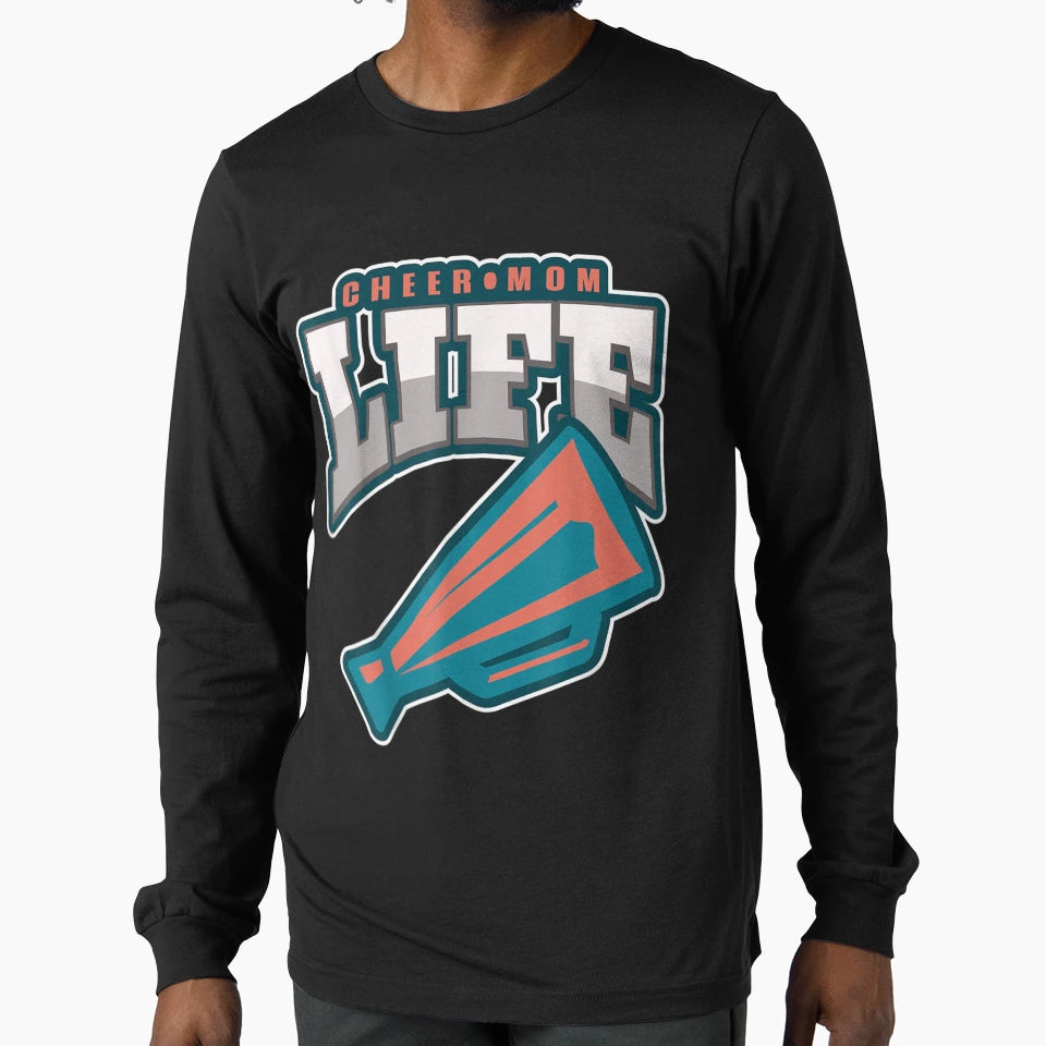 Cheer Mom Life Cheerleader Mom T-Shirt - Streetwear Style Men Women - T-Shirt, Sweatshirt, Hoodie