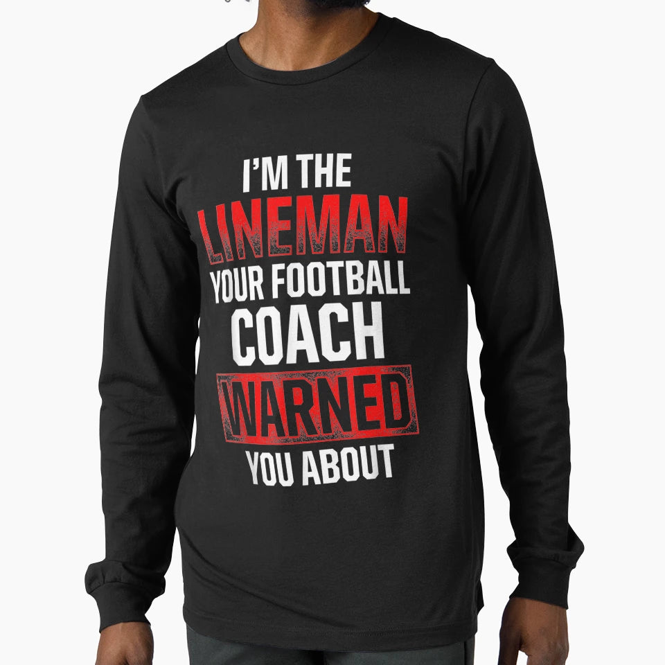 Lineman Hot Offensive Defensive Player T-Shirt - Minimalist Print Unisex - T-Shirt, Sweatshirt, Hoodie