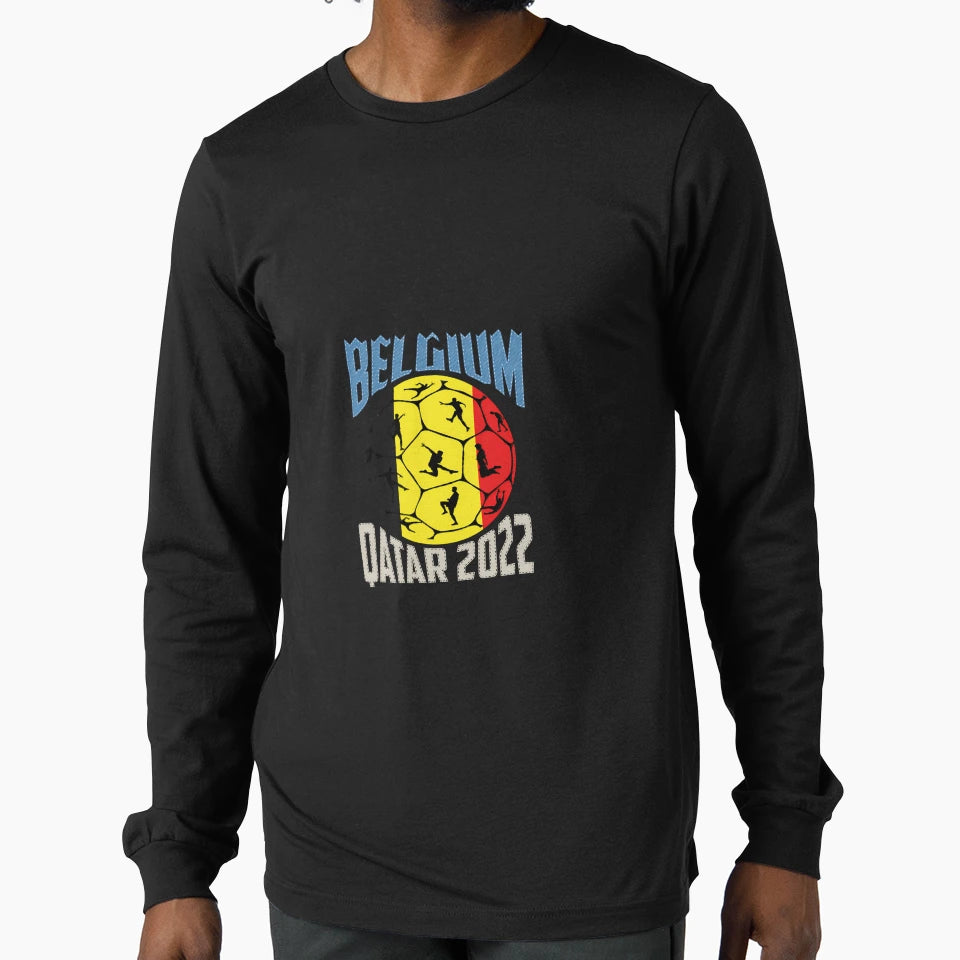 Belgium World Cup Qatar 2022 T-Shirt - Casual Everyday Wear for Adults - T-Shirt, Sweatshirt, Hoodie