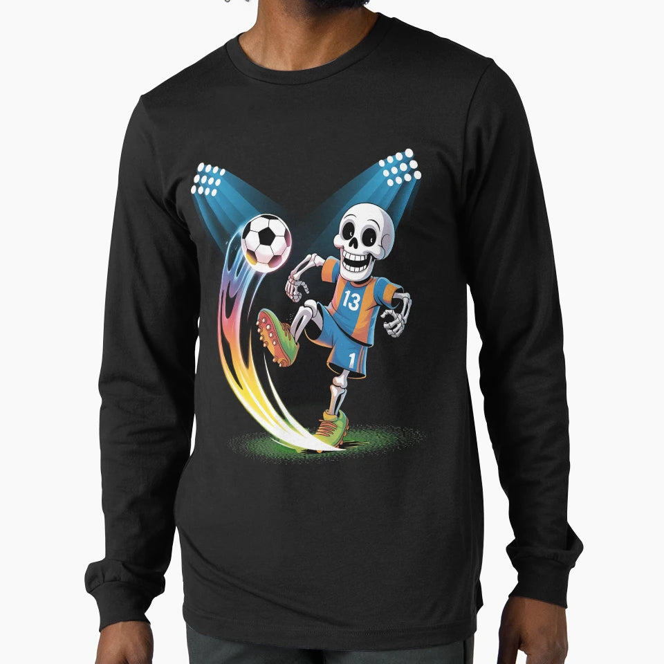 Soccer Skeleton Its Beautiful T-Shirt - Aesthetic Graphic for Adults - T-Shirt, Sweatshirt, Hoodie