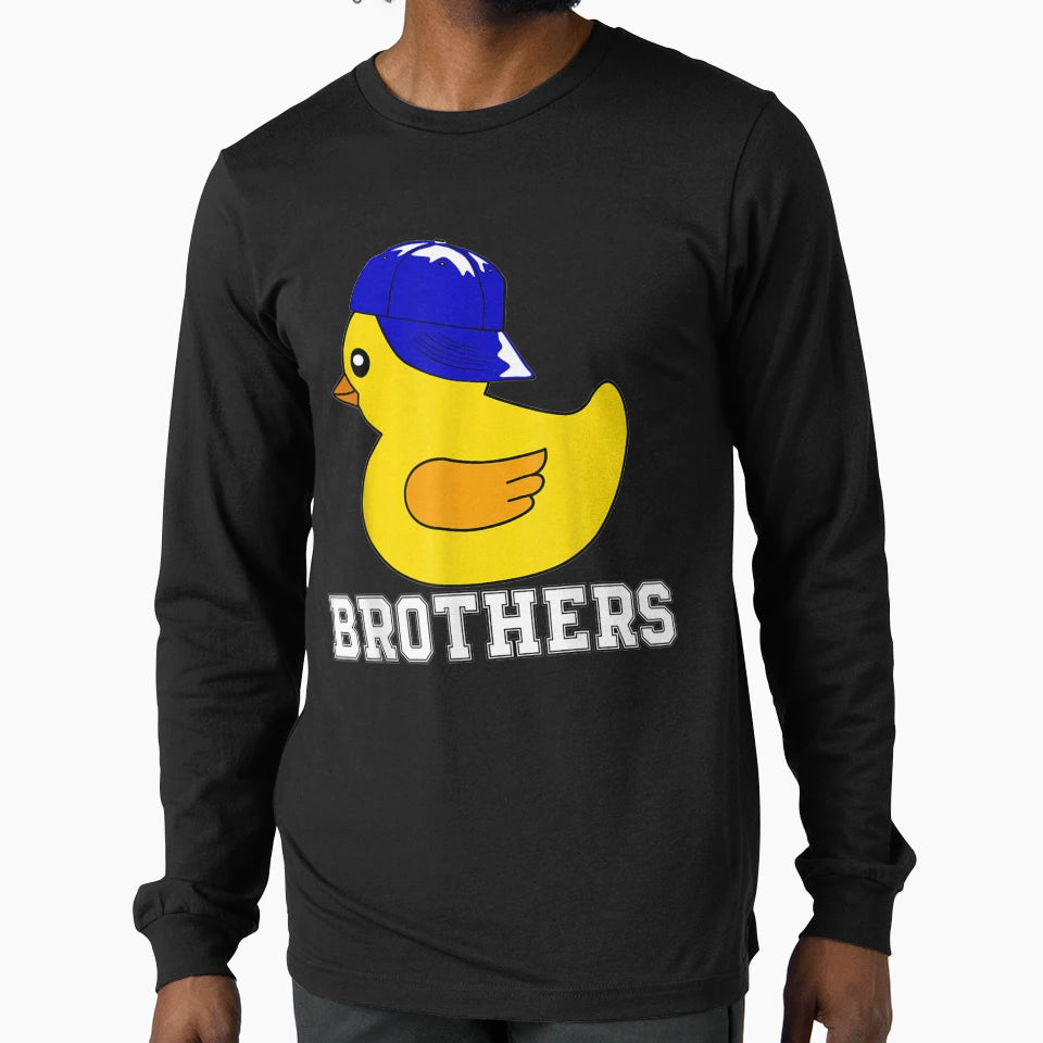 Brothers Duck Rubber Duck Brother T-Shirt - Unique Graphic for Adults - T-Shirt, Sweatshirt, Hoodie