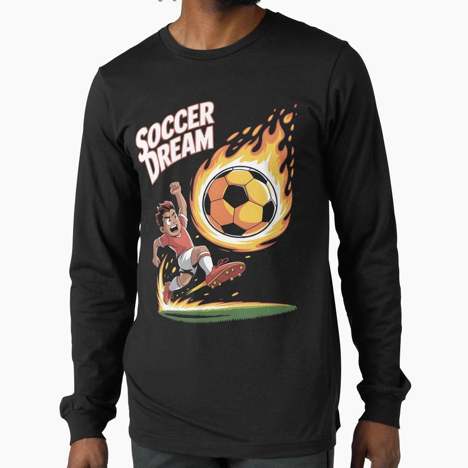 Soccer Dreams Its Beautiful Soccer Just T-Shirt - Minimalist Print Unisex - T-Shirt, Sweatshirt, Hoodie