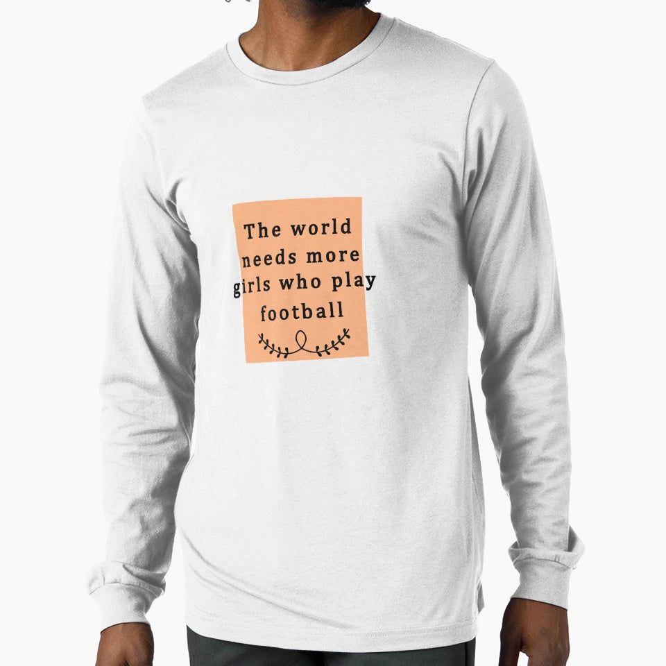 World Needs More Who Football T-Shirt - Trendy Graphic Men Women - T-Shirt, Sweatshirt, Hoodie