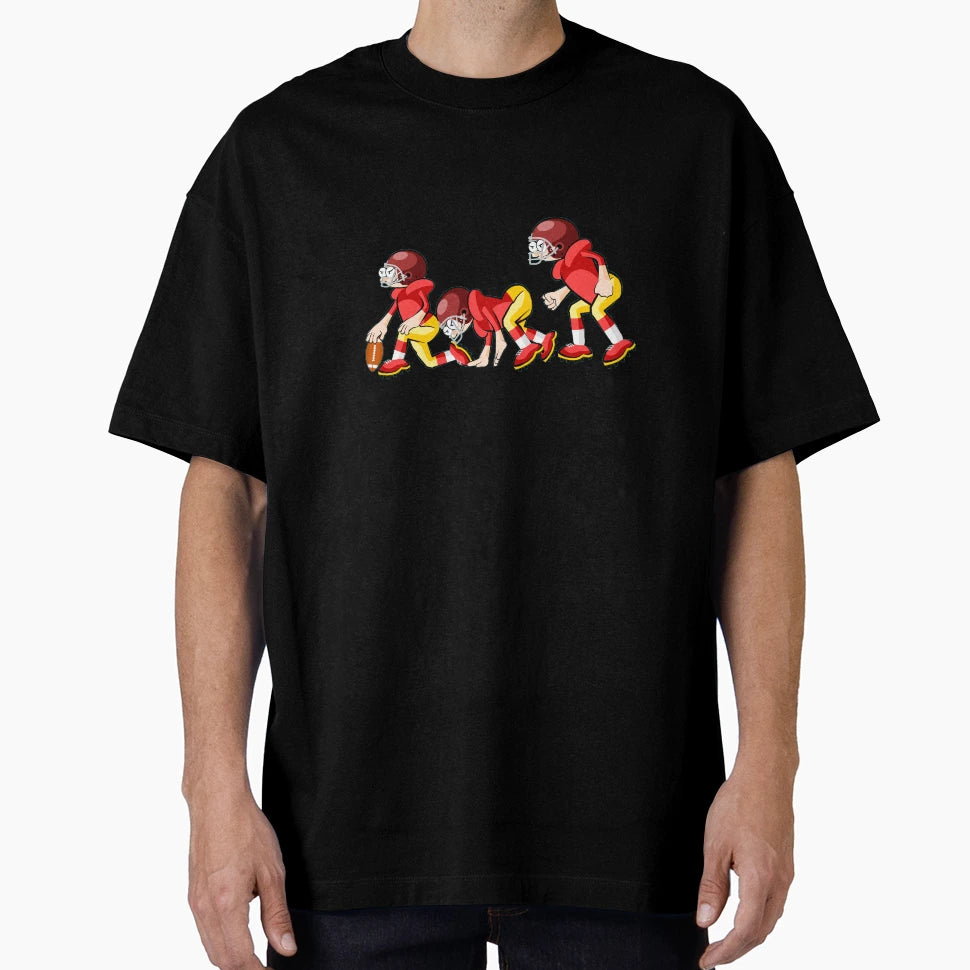 Dibuhumor Offensive Line American T-Shirt - Fun Novelty Design for Adults - T-Shirt, Sweatshirt, Hoodie