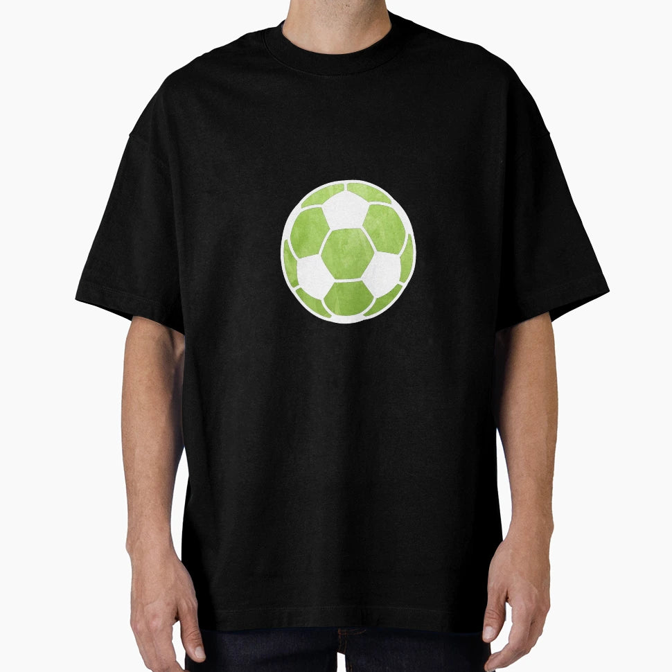 Soccer Ball Green T-Shirt - Graphic Print for Adults - T-Shirt, Sweatshirt, Hoodie