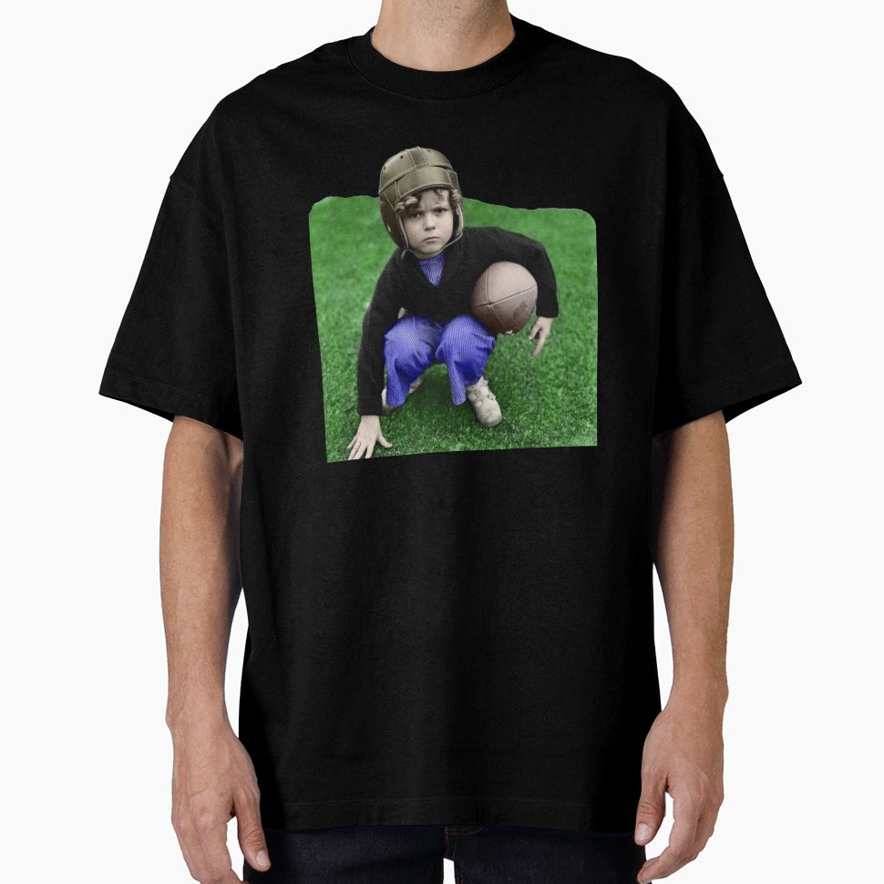 Shirley Temple Football T-Shirt - Minimalist Print Unisex - T-Shirt, Sweatshirt, Hoodie