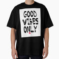 Typography Good Vibes Only by Lana Reese - Adult & Kids T-Shirts, Sweatshirts & Hoodies apparel design preview 1