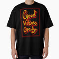 GOOD VIBES ONLY 3D AND NEON by ak3shay - Adult & Kids T-Shirts, Sweatshirts & Hoodies apparel design preview 1