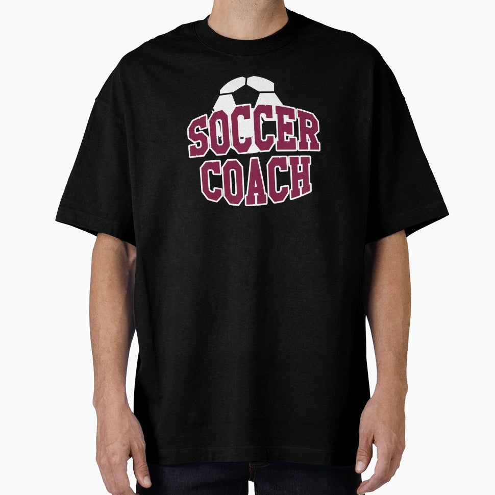 Soccer Coach Black T-Shirt - Fun Novelty Design for Adults - T-Shirt, Sweatshirt, Hoodie