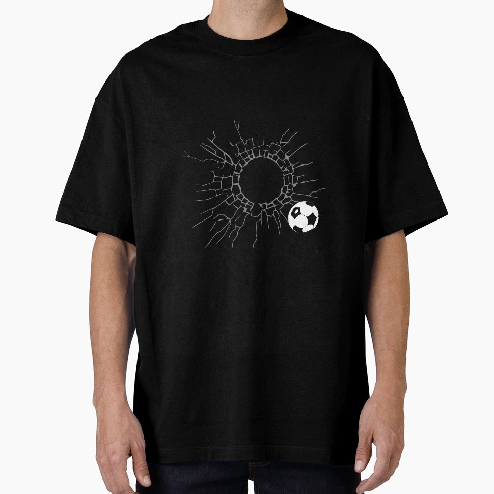 Soccer Breaking Window T-Shirt - Streetwear Style Men Women - T-Shirt, Sweatshirt, Hoodie