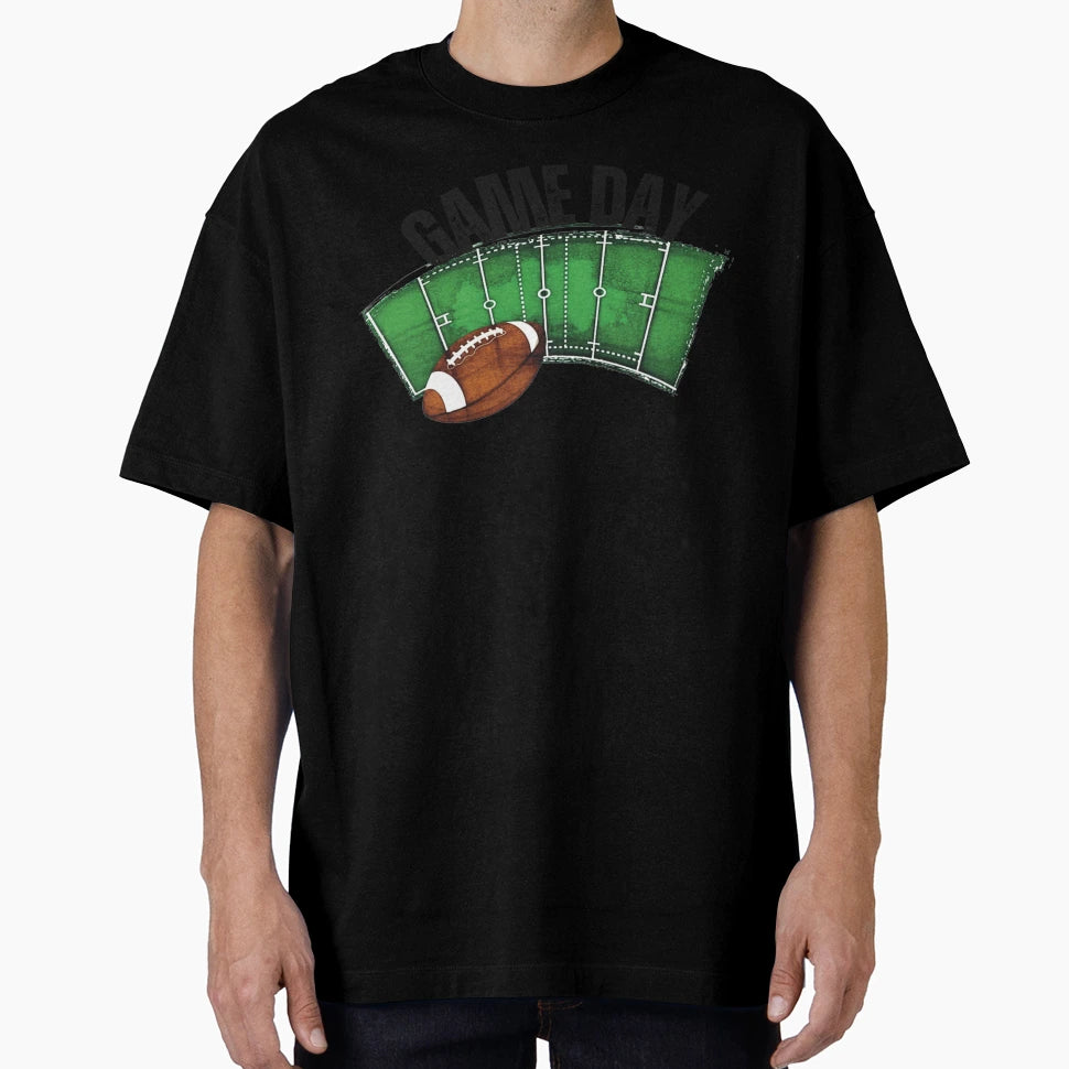 Game Day Football Field T-Shirt - Minimalist Print Unisex - T-Shirt, Sweatshirt, Hoodie